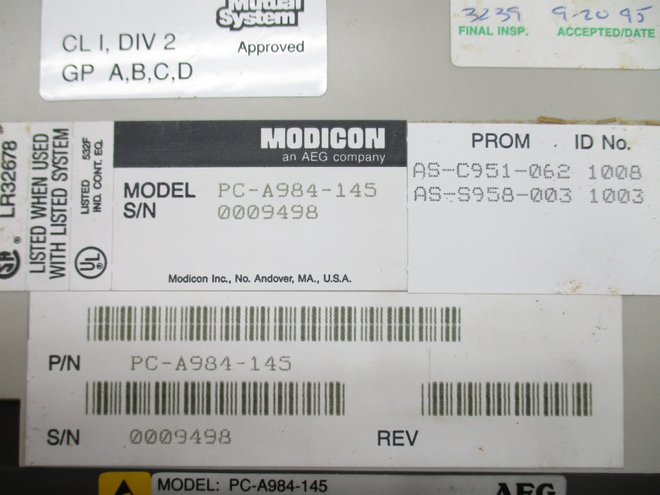 MODICON PC-A984-145 NSMP