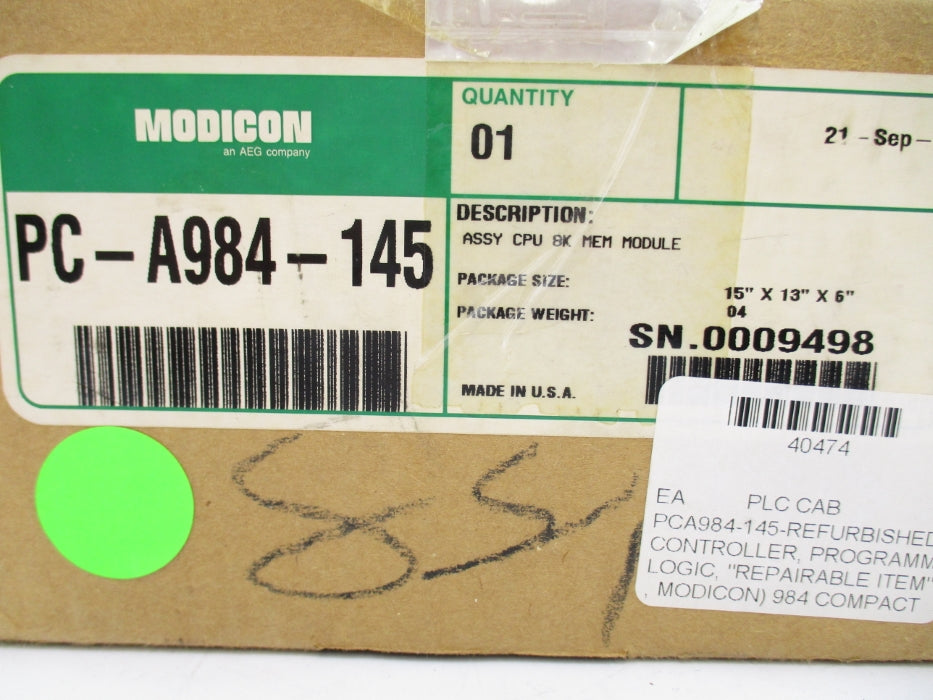 MODICON PC-A984-145 NSMP