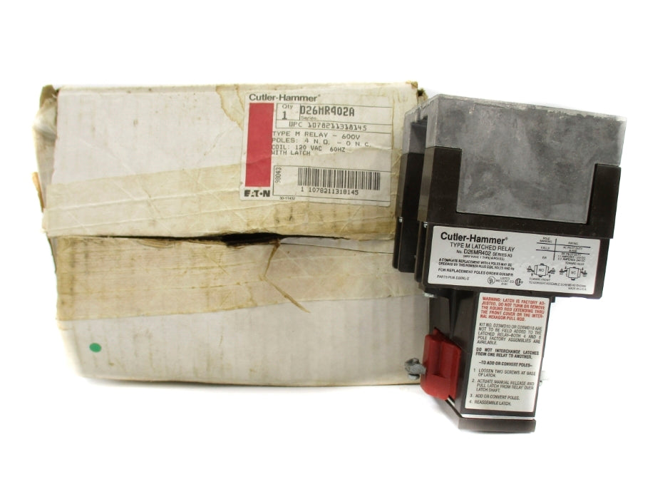 CUTLER HAMMER D26MR402A SER. A3 120V NSMP