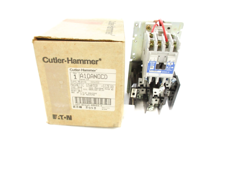 CUTLER HAMMER A10ANOCD SER. C2 NSMP