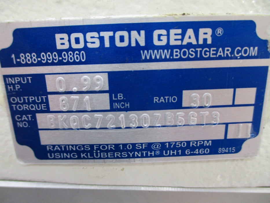 BOSTON GEAR BKQC72130ZB5GT3 NSNP