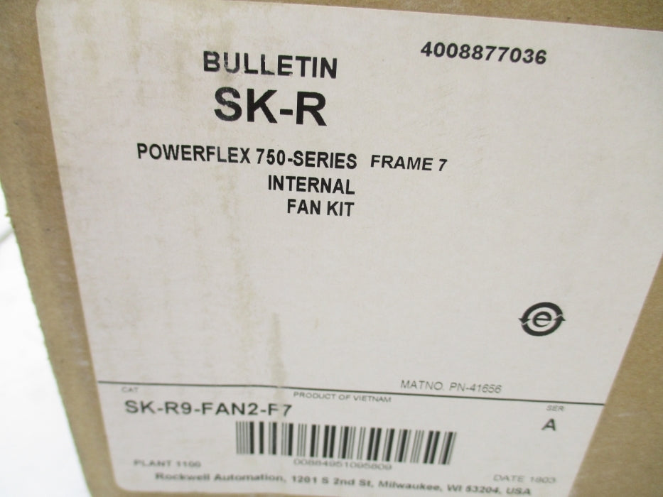 ALLEN BRADLEY SK-R9-FAN2-F7 SER. A NSFS