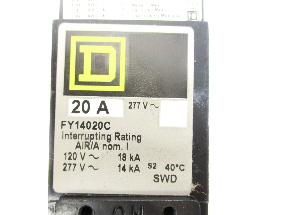 SQUARE D FY14020C 277V 20A NSMP