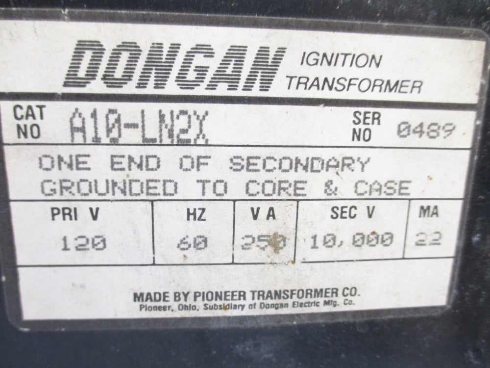DONGAN A10-LN2X 250KVA NSNP