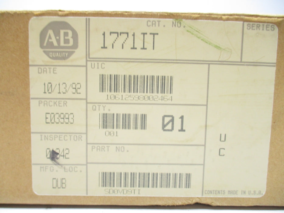 ALLEN BRADLEY 1771IT NSMP