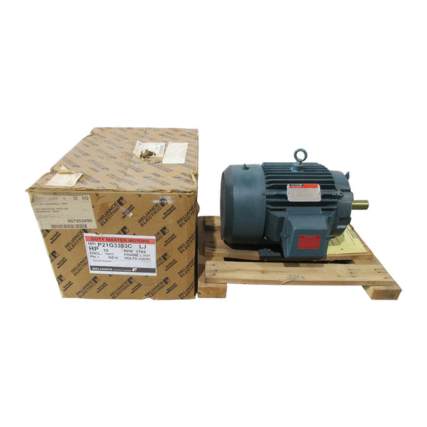 RELIANCE ELECTRIC P21G3393-11 215T 10HP  230/460V 24.6/12.3A NSMP