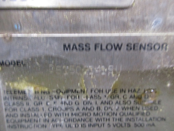 MICRO MOTION DS150S141SU UNMP