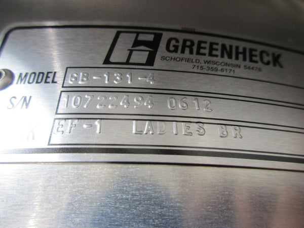 GREENHECK GB-131-4 NSMP