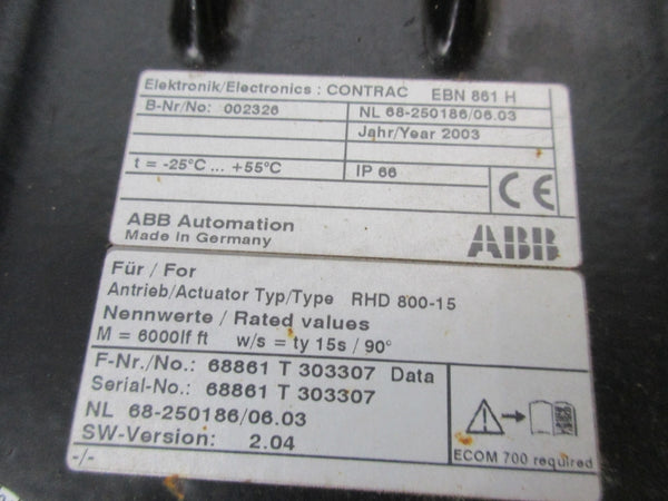 ABB EBN861 RHD800-15  NSNP