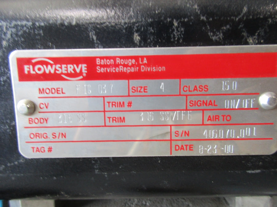 FLOWSERVE 037 4" 316SS NSNP