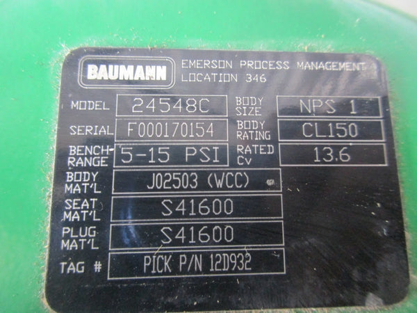 BAUMANN 24548C 5-15PSI NSNP