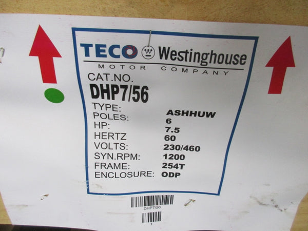 WESTINGHOUSE DGP7/56 7.5HP 230/460V 19.7/9.85A NSMP