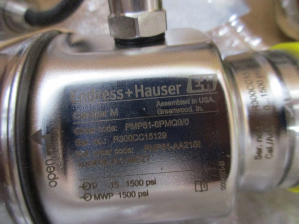 ENDRESS+HAUSER PMP51-8PMQ9/0 11.5-35VDC 75/1500PSI (PKG OF 3) NSMP