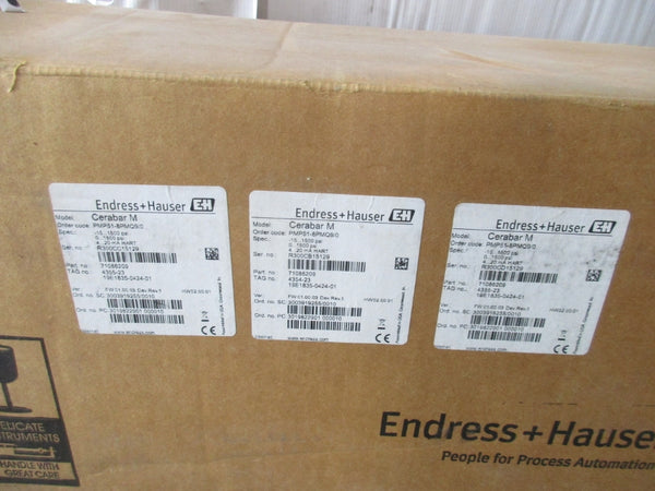 ENDRESS+HAUSER PMP51-8PMQ9/0 11.5-35VDC 75/1500PSI (PKG OF 3) NSMP