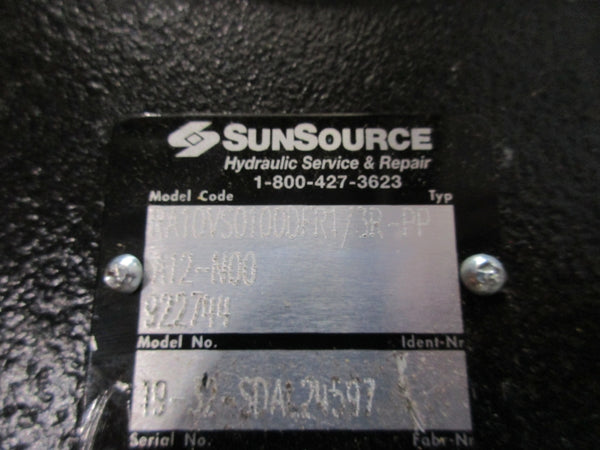 SUNSOURCE/REXROTH A10VS0100DFR1  RA10VS0100DFR1/3R-PP 922744 NSNP