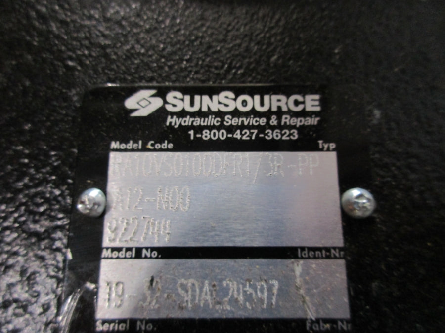 SUNSOURCE/REXROTH A10VS0100DFR1  RA10VS0100DFR1/3R-PP 922744 NSNP
