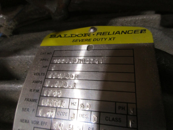 BALDOR 3HP 1700RPM 06G129W907G1 230/460V 8.2/4.1A NSMP