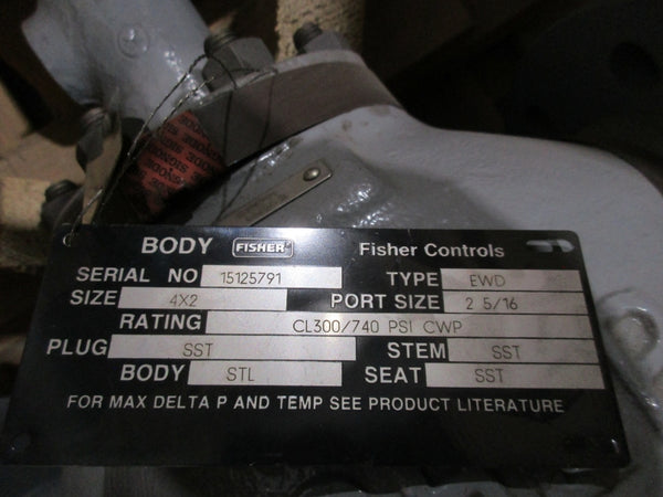 FISHER TYPE EWD 4X2 SST 740PSI NSMP