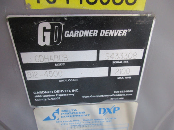 REBUILT GARDNER  DENVER GDHABCB 812-4500 UNMP
