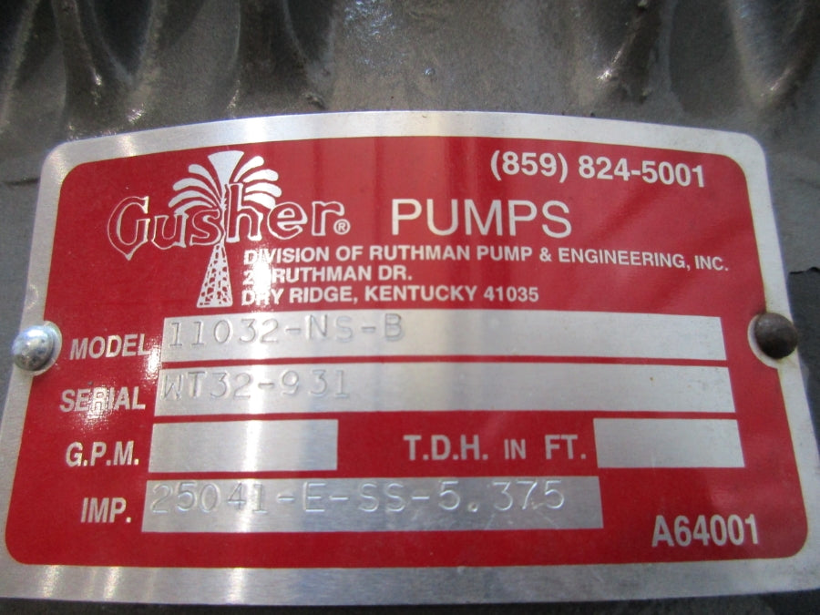 GUSHER 11032-NS-B 208-230/460V 50-46/23A NSNP
