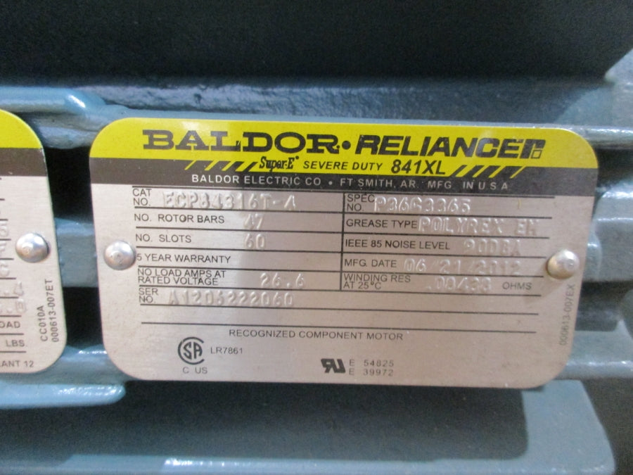 BALDOR ECP84316T-4 460V 85.9A NSMP