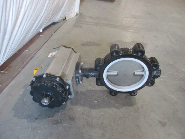 TRIAD 8" BUTTERFLY VALVE TRI-750-08-DSP WITH RADIUS AS-100 120PSI 8" NSNP