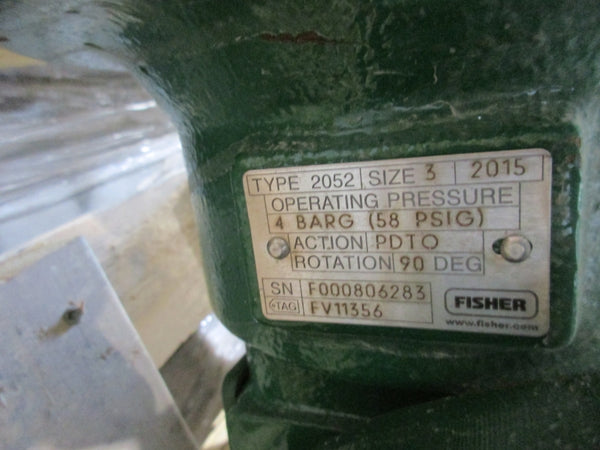 FISHER 8532 SIZE 3 TYPE 2052 SST 58PSI NSNP