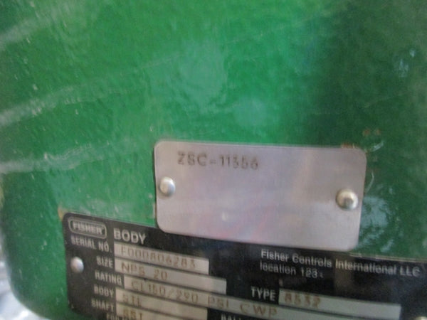 FISHER 8532 SIZE 3 TYPE 2052 SST 58PSI NSNP