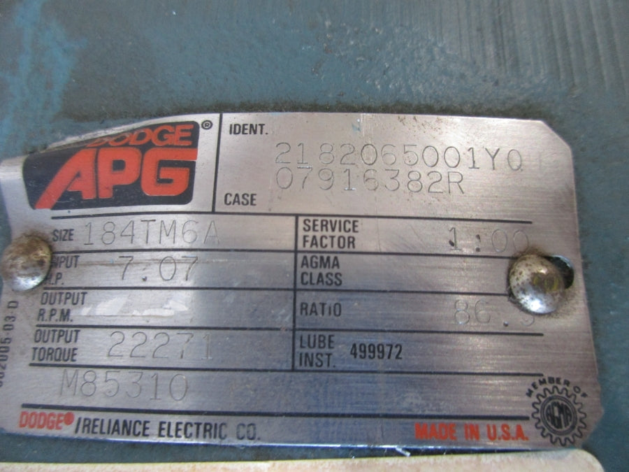 DODGE 184TM6A  NSNP
