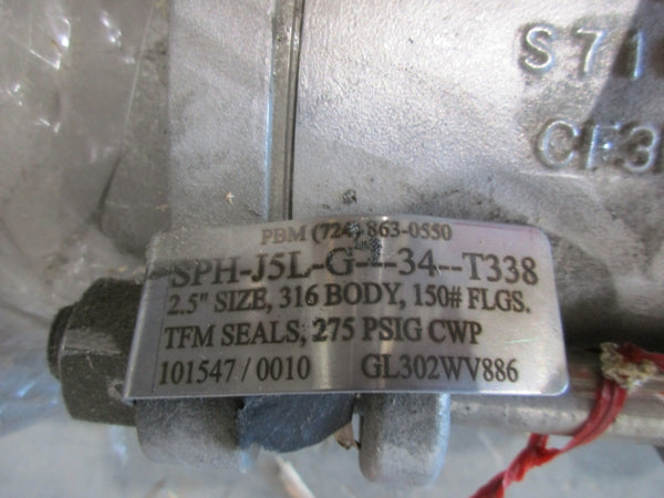 FLOWSERVE B115S10W W/ACTUATOR 2.5", 316BODY  NSNP