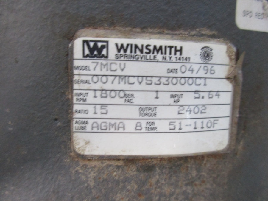 WINSMITH 7MCV (AS PICTURED) NSNP
