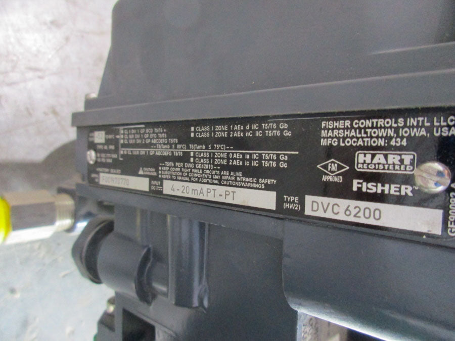 FISHER CLGJ063BV305 W/ DVC6200  58-87PSI NSNP