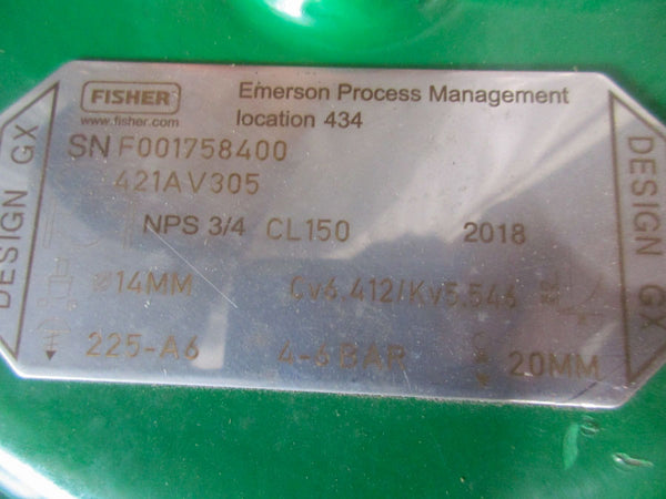 FISHER 421AV305 W/ DVC6200 NSNP