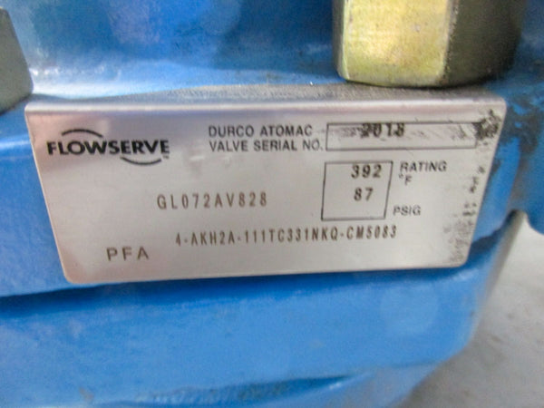 FLOWSERVE 4"  4-AKH2A-111TC331NKQ-CM5083 87PSI NSNP