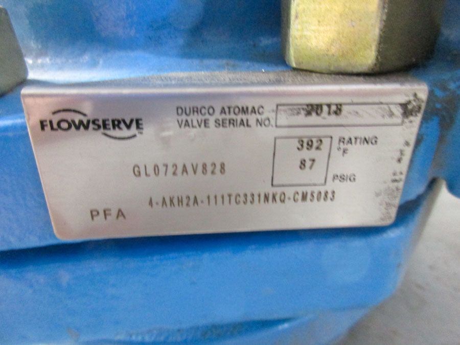 FLOWSERVE 4"  4-AKH2A-111TC331NKQ-CM5083 87PSI NSNP