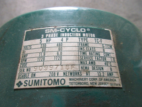 SUMITOMO HM3115A 230/460V 11.9/6.0A NSNP