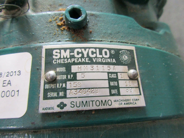 SUMITOMO HM3115A 230/460V 11.9/6.0A NSNP
