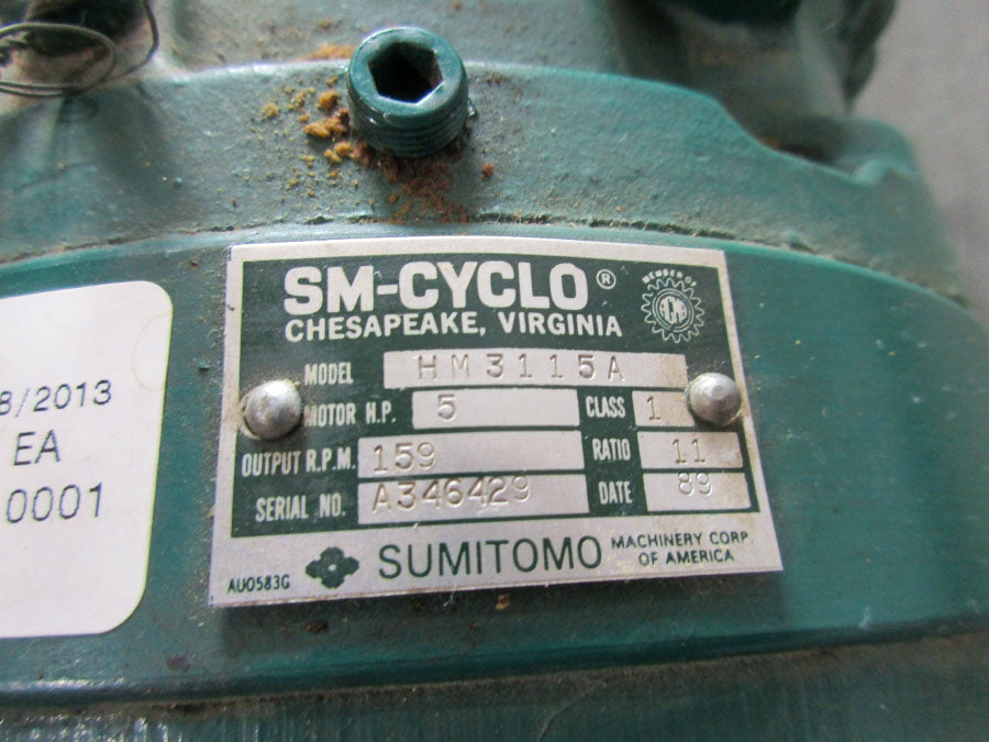 SUMITOMO HM3115A 230/460V 11.9/6.0A NSNP