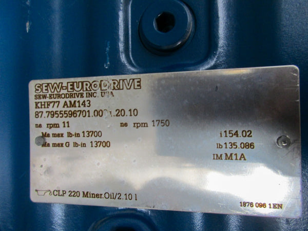 SEW-EURODRIVE KHF77AM143 NSNP