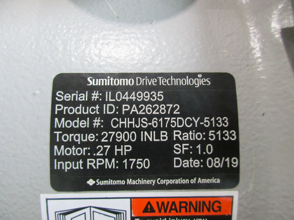 SUMITOMO CHHJS-6175DCY-5133 PA262872 NSNP