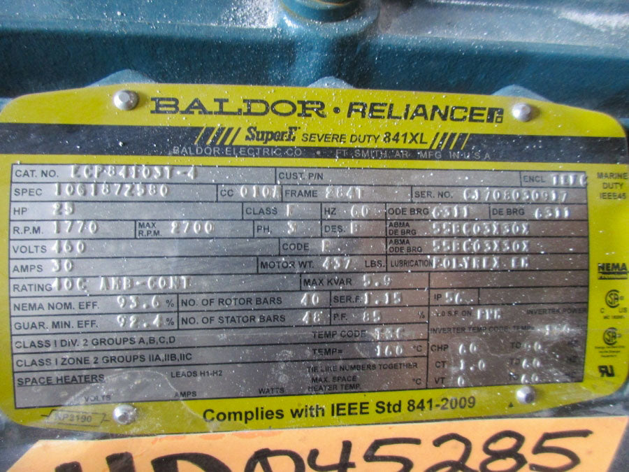 BALDOR ECP84103T-4 460V 30A NSMP
