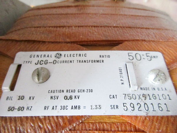 GENERAL ELECTRIC JCG-0 750X61G101 50:5A NSNP
