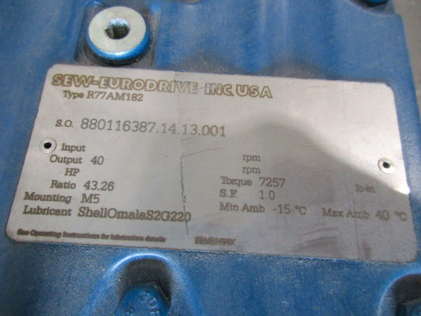 SEW-EURODRIVE R77AM182 NSNP
