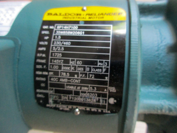 MASTER POWER TRANSMISSION 7849618001BQ 230/460V 5/2.5A NSNP