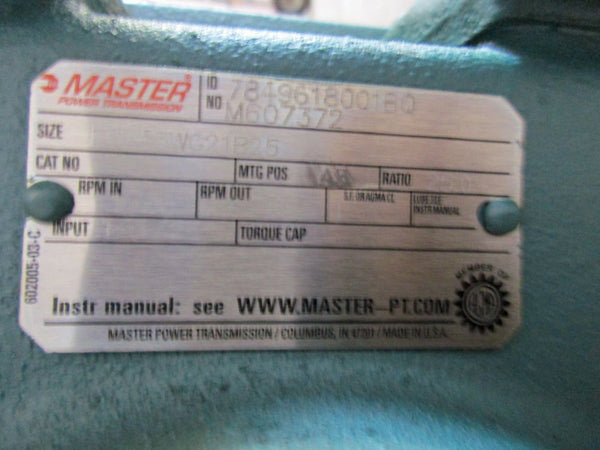 MASTER POWER TRANSMISSION 7849618001BQ 230/460V 5/2.5A NSNP