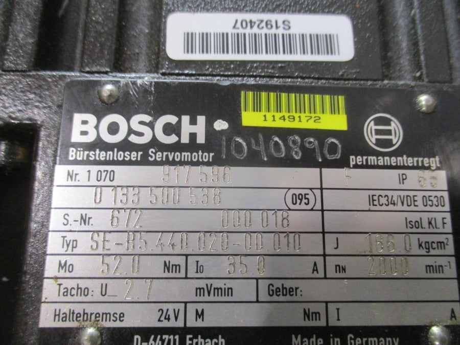BOSCH 1070917596 SE-B5.440.020.00.010 35.0A UNMP