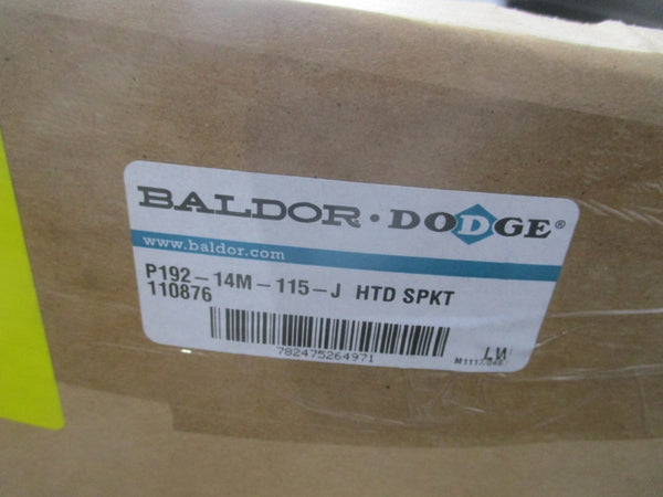 BALDOR P192-14M-115-JHTDSPKT 110876 NSMP