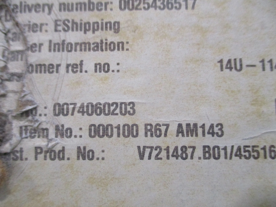 SEW-EURODRIVE R67AM143 NSMP