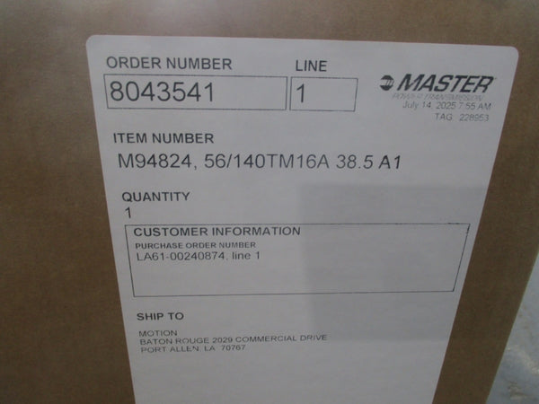 MASTER POWER TRANSMISSION M94824TE NSMP