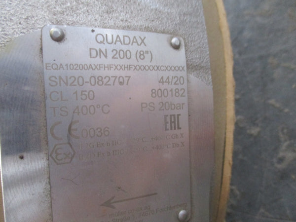 8" DN200 VALVE CL150 WITH MAX-AIR TECHNOLOGY MT56.DA.F10-F12.CH27 150PSI NSNP